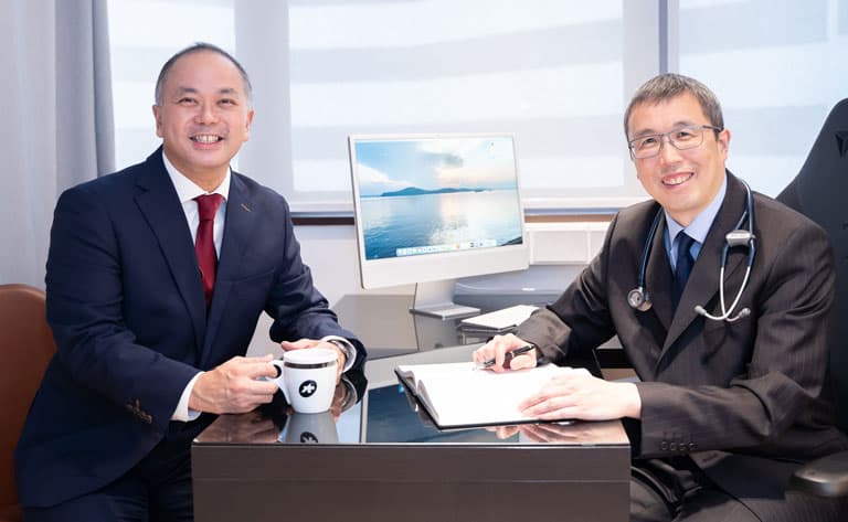 Dr Tang and Dr Wong
