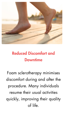 Reduced Discomfort and Downtime